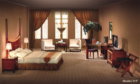 ओक सॉलिड वुड लेग्स के साथ 5 स्टार होटल बेडरूम फर्नीचर सेट