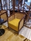Gelaimei होटल लॉबी फर्नीचर चाय की मेज के साथ ठोस लकड़ी आसान कुर्सी OEM स्वागत है