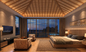 ISO9001 स्वीकृत होटल अतिथि कक्ष फर्नीचर सागौन लकड़ी बिस्तर राजा आकार अनुकूलित