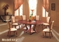 दीया 1500 मिमी होटल रेस्तरां फर्नीचर अनुकूलित ठोस लकड़ी भोजन कक्ष सेट